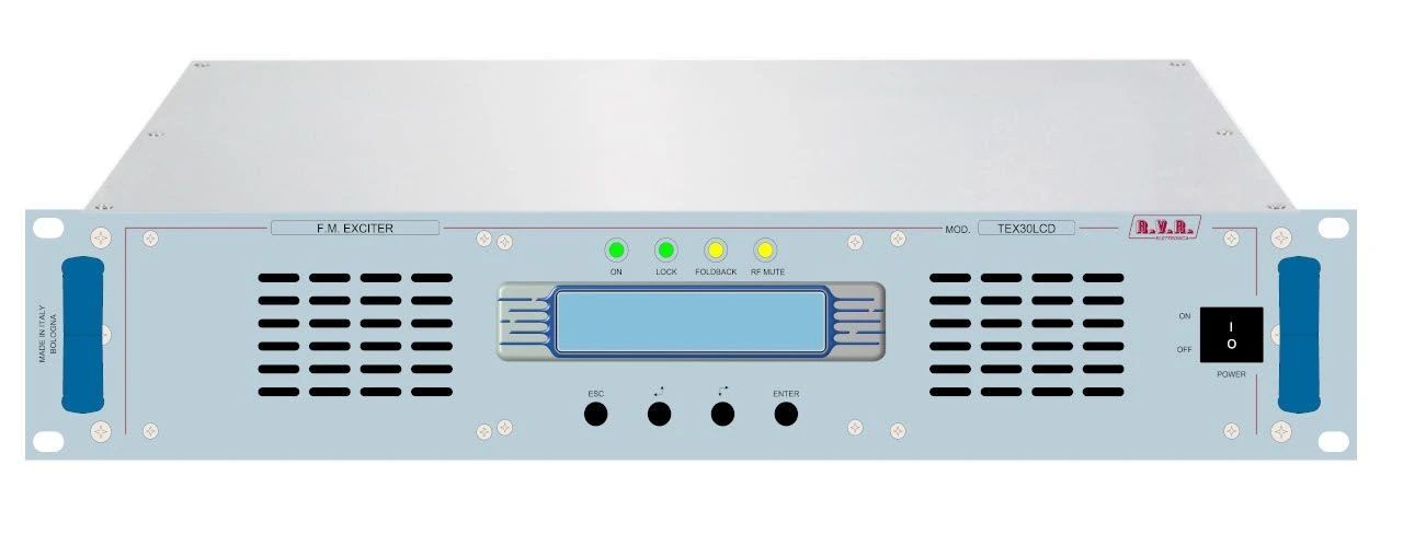 RVR TEX30LCD/S 30W 調頻發射機