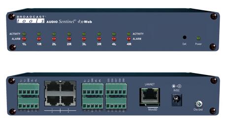 Broadcast Tools Audio Sentinel 4?Web 模擬音頻靜音傳感器